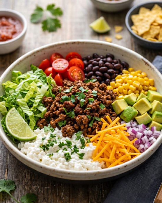 Cottage Cheese Taco Bowl