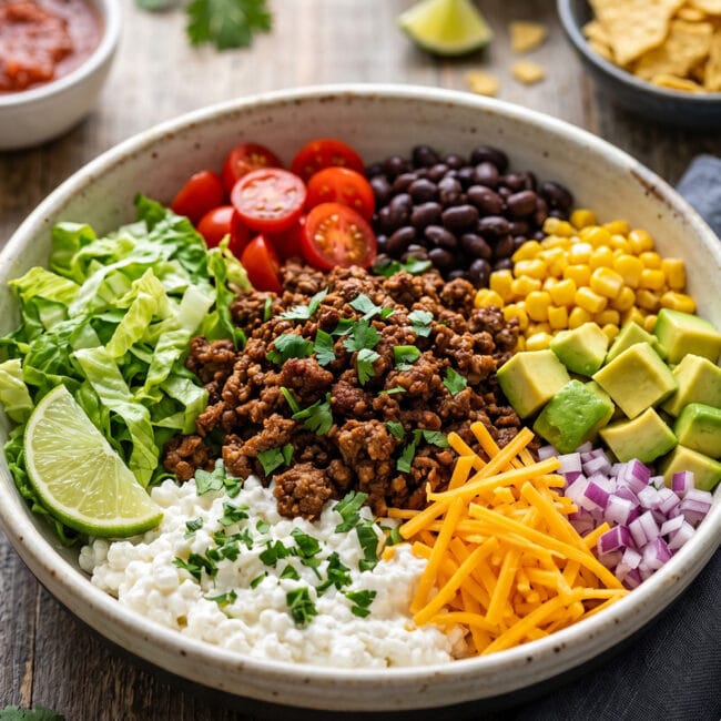 Cottage Cheese Taco Bowl