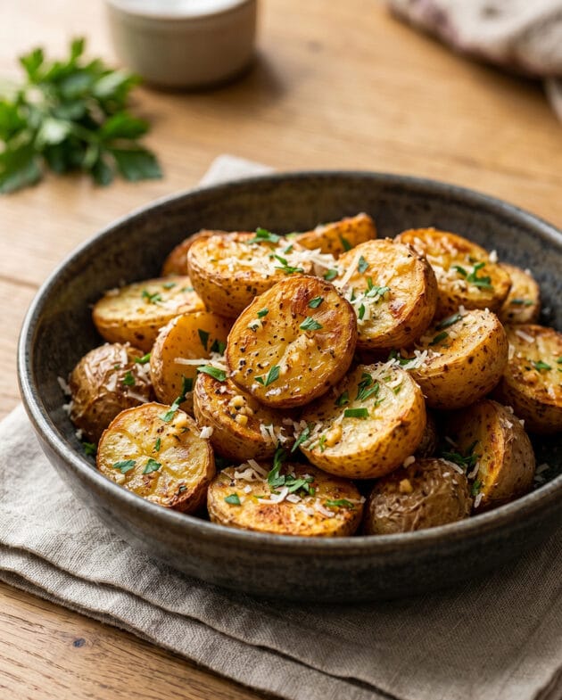 Garlic Butter Potato Bites