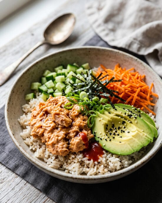 Spicy Tuna Rice Bowl