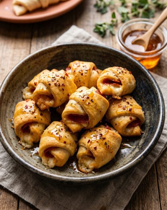 Hot Honey Pepperoni Bites