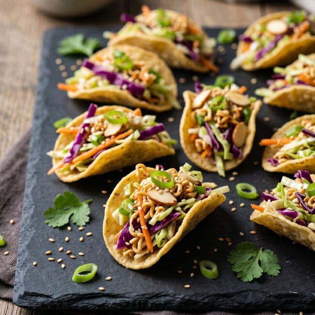 Crunchy Ramen Slaw Bites