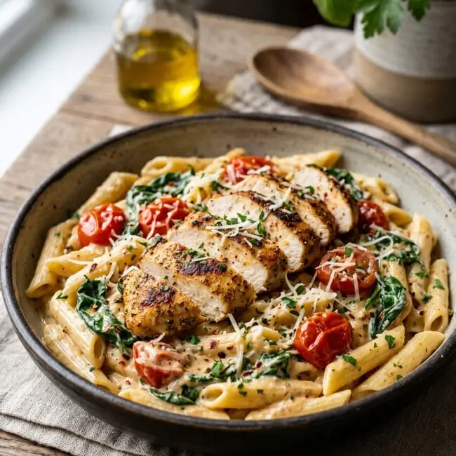 Creamy Tuscan Chicken Pasta