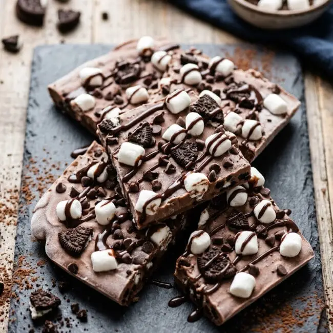 Frozen Hot Chocolate Bark