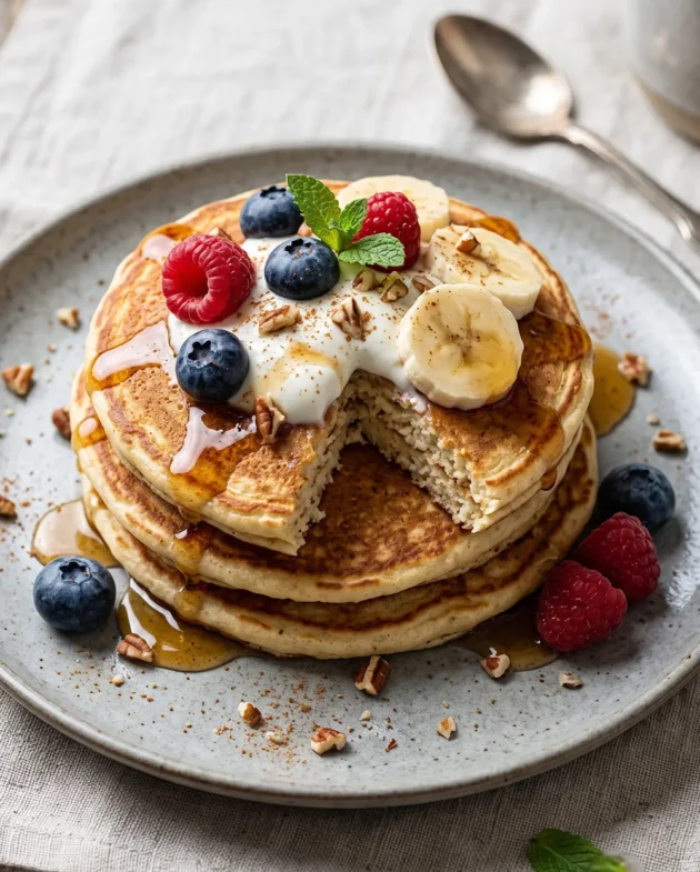 Protein-Packed Cottage Cheese Pancakes Recipe