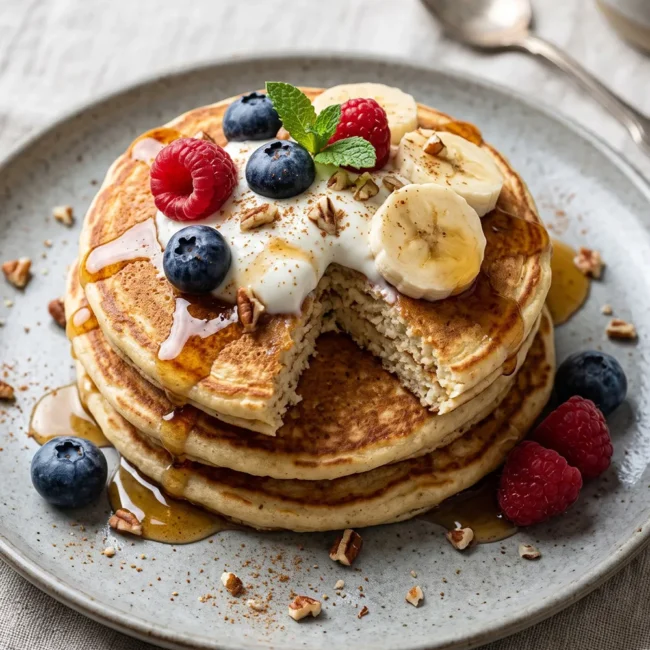Protein-Packed Cottage Cheese Pancakes Recipe